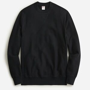 J. Crew Heritage 14 oz Crewneck Sweatshirt Black Size Small